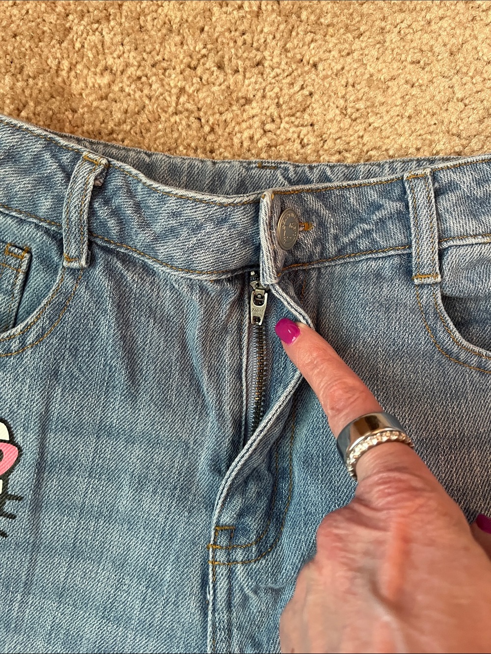 Hello Kitty and Friends Girl Jeans - Picture 3 of 8
